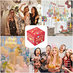 Happy Birthday Day Money Box for Cash Gift Pull&nbsp;DIY-WH200050-31C