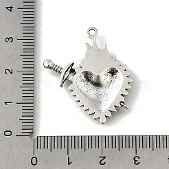 Tibetan Style Alloy Pendants&nbsp;PALLOY-R157-01AS-05