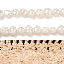 Natural Cultured Freshwater Pearl Beads Strands&nbsp;PEAR-L034-10B