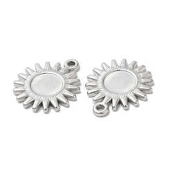 Non-Tarnish 304 Stainless Steel Pendant Cabochon Settings&nbsp;LS-STAS-L020-012P