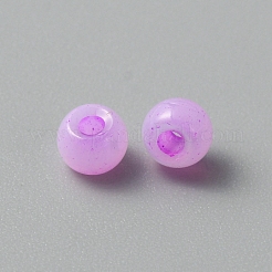 手作りランプワークビーズ  ロンデル  蘭  4x2.5mm  穴：1mm  150個/袋&nbsp;LAMP-TAC0001-05I