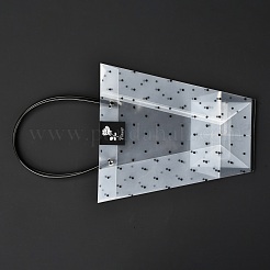Transparent PVC Gift Bag with Handle&nbsp;ABAG-A004-01C