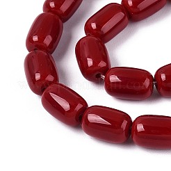Opaque Glass Beads Strands&nbsp;GLAA-T028-14P-A03