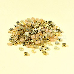 200PCSアクリルビーズ  ライン入り  水平穴  混合図形  ミックスカラー  6~7x3.5~6mm  穴：1.2~3mm&nbsp;MACR-FS0001-85