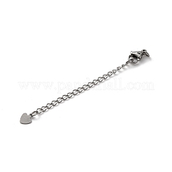 304 Stainless Steel Curb Chain Extender&nbsp;STAS-N088-47P