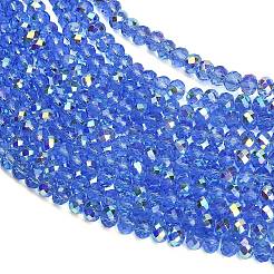Electroplate Glass Beads Strands&nbsp;GL-CBAA615-03H