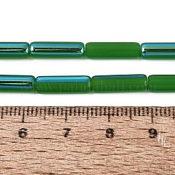 Electroplate Imitation Jade Glass Beads Strands&nbsp;EGLA-Q132-02A-D05