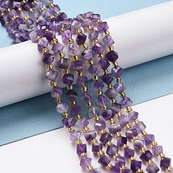 Natural Chevron Amethyst Beads Strands&nbsp;G-P463-13