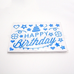 Waterproof PVC Happy Birthday Theme Self Adhesive Sticker&nbsp;DIY-WH0209-44B