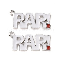 Christmas Theme Rack Plating Alloy Enamel Pendants&nbsp;PALLOY-O109-42P
