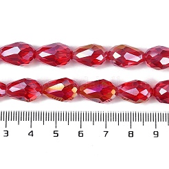 Transparent Electroplate Glass Beads Strands&nbsp;LS-EGLA-N013-T10mm-B12