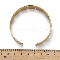 Religion Theme 304 Stainless Steel Cuff Bangles for Women&nbsp;BJEW-Q011-01G