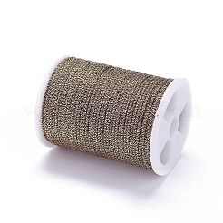 ポリエステルメタリック糸  オリーブ  1mm  約7ヤード/ロール&nbsp;OCOR-G006-02-1.0mm-07