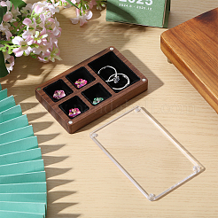 Wood Magnet and Velvet Storage Cuboid Box&nbsp;CON-WH0200-06D