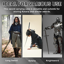 Polyester Sword Scabbard&nbsp;AJEW-WH20816-183B