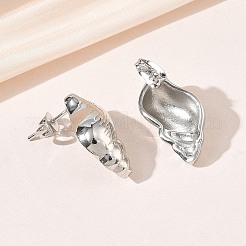 Brass Stud Earrings for Women&nbsp;EJEW-A167-02E-P