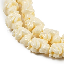 Synthetic Coral Carved Beads Strands&nbsp;CORA-C003-04