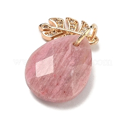 Natural Rhodonite Pendants&nbsp;G-K422-02KCG-04