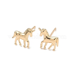 Brass Stud Earrings&nbsp;EJEW-F403-07G