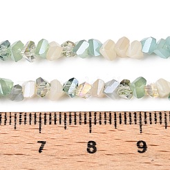 Electroplate Glass Beads Strands&nbsp;GLAA-T023-A17-03