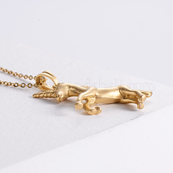 Unicorn Animal Stainless Steel Pendant Necklaces&nbsp;MX0143