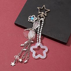 Acrylic & Glass Pendant Keychains&nbsp;KEYC-FZ00002