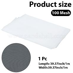 1mナイロンメッシュ生地  濾布  ホワイト  1000x0.1mm&nbsp;DIY-CY0002-31B