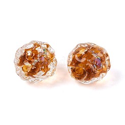 Handmade Foil Glass Beads&nbsp;FOIL-N029-10E