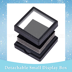 Acrylic Square Loose Diamond Box with Visible Window&nbsp;CON-WH0088-76B-02