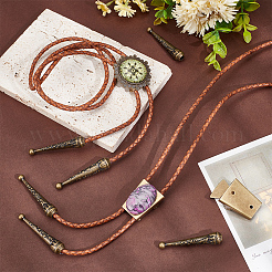 Cowhide Leather Braided Rope&nbsp;DIY-NB0013-34AB