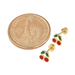 Cherry Ear Fake Plugs&nbsp;EJEW-H105-37G