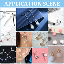 304 Stainless Steel Stud Earring Findings&nbsp;STAS-UN0060-01B