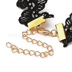 Polyester Lace Choker Necklaces&nbsp;NJEW-M210-01A