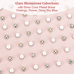 Glass Rhinestone Cabochons&nbsp;FIND-OC0002-33B