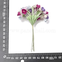 布、紙、鉄で作るミニ造花ブーケ（DIYクラフト用）  フラワーアレンジメント  カラフル  55~67x35~40mm&nbsp;FB-CBA59DF-02H
