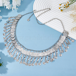 Bohemian Alloy Coin Tassel Waist Chains&nbsp;AJEW-WH0596-933P