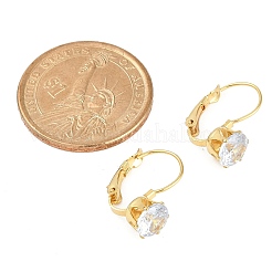 Crystal Rhinestone Leverback Earrings&nbsp;EJEW-H105-33G
