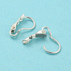 925スターリングシルバーフレンチフックピアスパーツ  銀  15x8.5x3mm&nbsp;STER-H107-05S