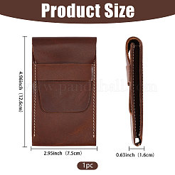 PU Leather Single Watch Storage Envelope Boxes&nbsp;CON-WH0089-229