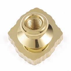 3D Embossed Photo Frame Brass Wax Seal Stamp Head&nbsp;LS-AJEW-H138-01G