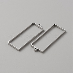 304 Stainless Steel Open Back Bezel Pendants&nbsp;LS-FIND-WH0152-123E