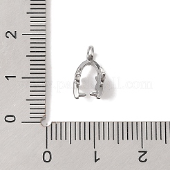 Non-Tarnish 304 Stainless Steel Ice Pick Pinch Bails&nbsp;STAS-Z058-01P-01