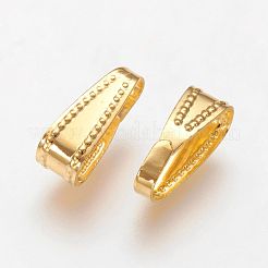 真鍮製バチカン  無鉛の  ゴールドカラー  11x4mm&nbsp;KK-H338-G-LF