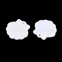 Natural Freshwater Shell Carved Pendants&nbsp;SHEL-T020-43