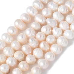 Natural Cultured Pearl Beads Strands&nbsp;PEAR-I007-07R-02A