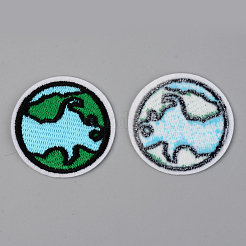 Computerized Embroidery Cloth Iron on/Sew on Patches&nbsp;DIY-S040-026