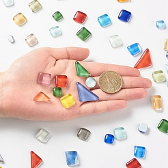 Mosaic Tiles Glass Cabochons&nbsp;DIY-P045-05