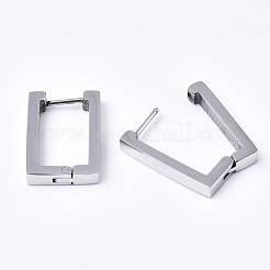 Tarnish Resistant 304 Stainless Steel Huggie Hoop Earrings&nbsp;EJEW-N016-005