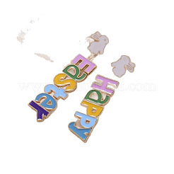 Easter & Enamel Dangle Earrings&nbsp;FS-WG33D8C-01