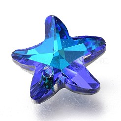 Electroplate Glass Charms&nbsp;X-GLAA-H101-B-02